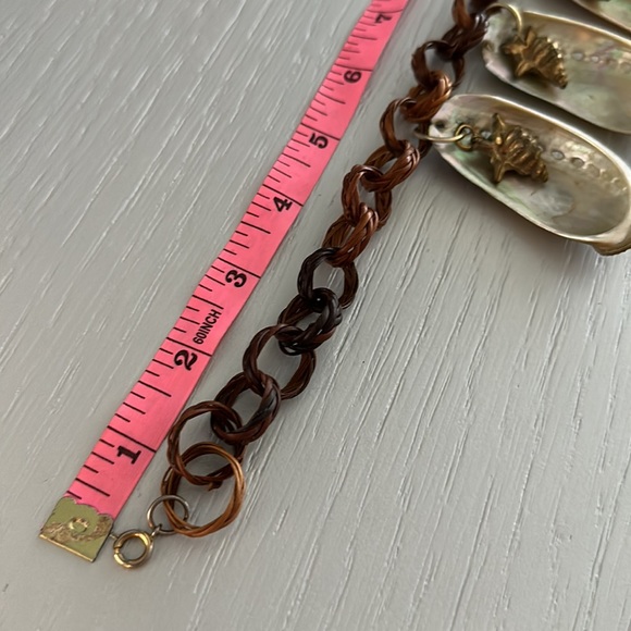 Vintage abalone shell necklace - Picture 6 of 9